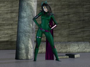 Картинка 3д+графика люди+ people взгляд фон девушка