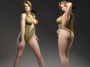 Картинка 3д+графика люди+ people взгляд фон девушки