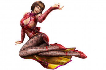 Картинка 3д+графика люди+ people туфли платье фон девушка