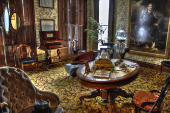 Картинка интерьер кабинет +библиотека +офис комната мебель