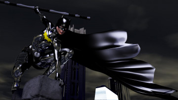 Картинка 3д+графика фантазия+ fantasy супермен фон взгляд девушка