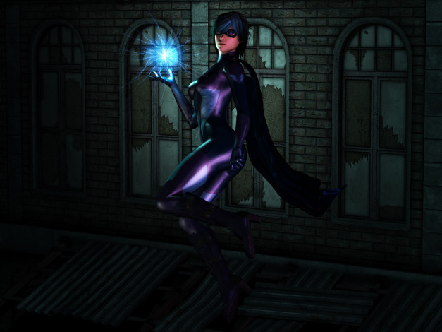 Обои картинки фото 3д графика, фантазия , fantasy, магия, фон, взгляд, девушка