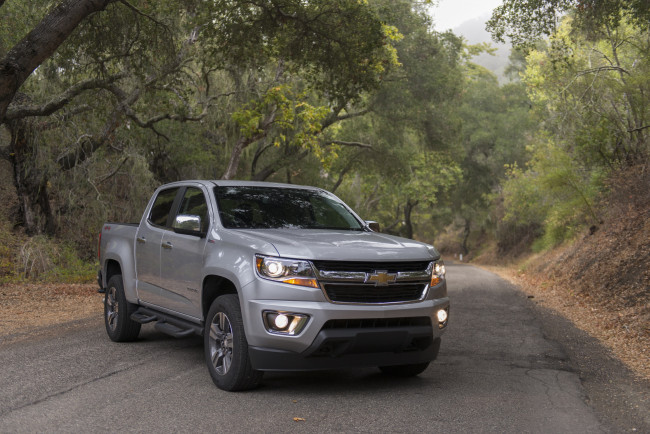 Обои картинки фото автомобили, chevrolet, 2016г, colorado, lt, crew, cab, duramax, diesel