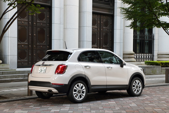 Обои картинки фото автомобили, fiat, 500x, jp-spec, 334, 2015г