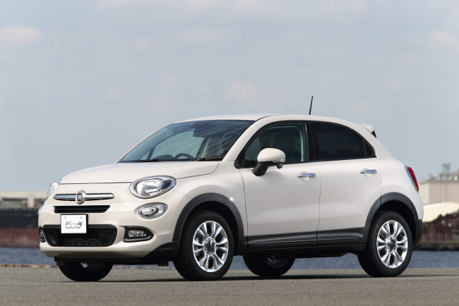 Обои картинки фото автомобили, fiat, 500x, jp-spec, 334, 2015г
