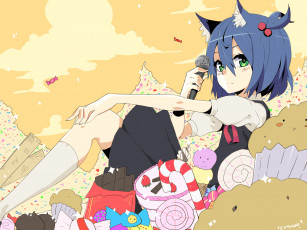 обоя аниме, utau, девушка