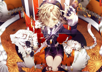 Картинка аниме touken+ranbu танец мечей