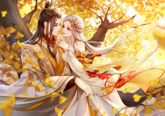 Картинка аниме unknown +другое фон взгляд девушка