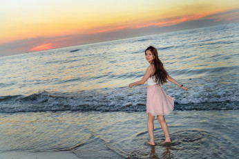 Картинка девушки -unsort+ азиатки фон девушка взгляд