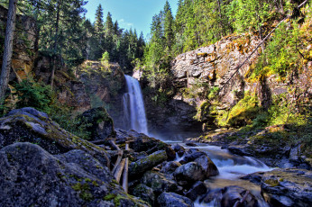 Картинка природа водопады простор