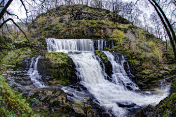 Картинка природа водопады простор