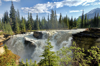 Картинка природа водопады простор