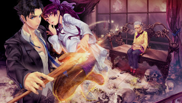 Картинка аниме магия +колдовство +halloween