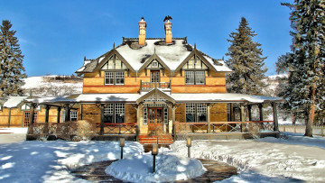 Картинка города -+здания +дома дом загородный