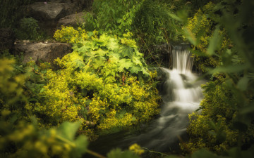 Картинка природа водопады простор