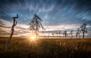 Картинка природа восходы закаты простор