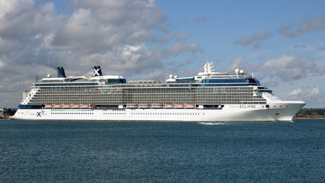 Обои картинки фото celebrity eclipse, корабли, лайнеры, круиз, лайнер
