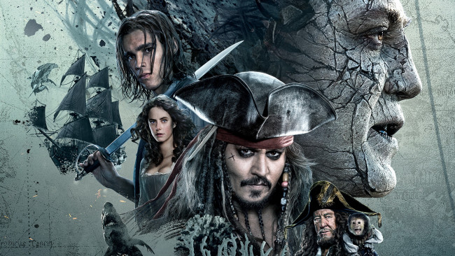 Обои картинки фото кино фильмы, pirates of the caribbean,  dead men tell no tales, персонажи