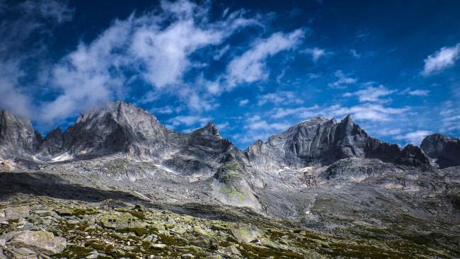 Обои картинки фото природа, горы, простор