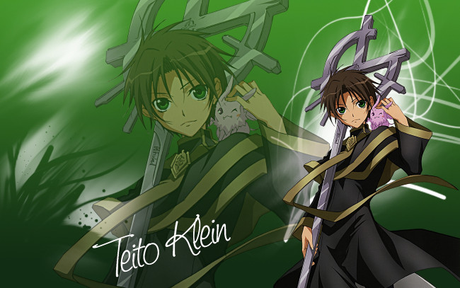 Обои картинки фото аниме, 07 ghost, teito, klein