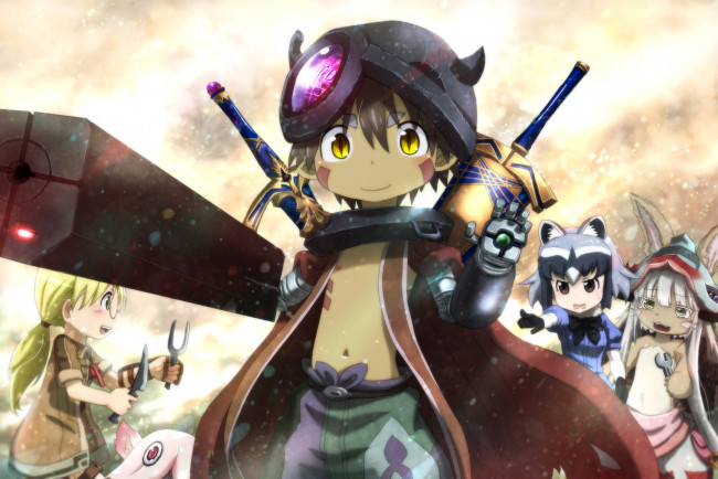 Обои картинки фото аниме, made in abyss, малыши