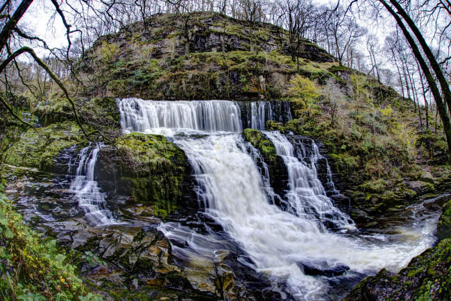 Обои картинки фото природа, водопады, простор