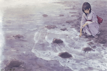 Картинка аниме пейзажи +природа живопись