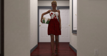 Картинка 3д+графика люди+ people фон взгляд девушка