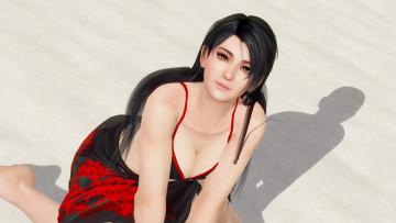 обоя 3д графика, люди , people, девушка, фон, взгляд