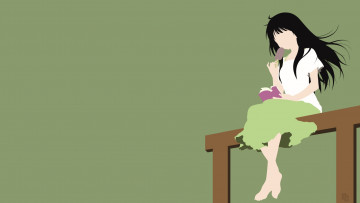 Картинка аниме unknown +другое+ взгляд девушка фон