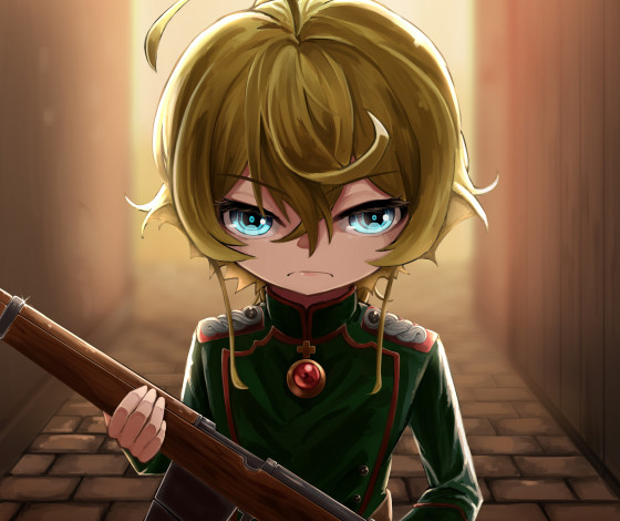 Обои картинки фото аниме, youjo senki, девушка