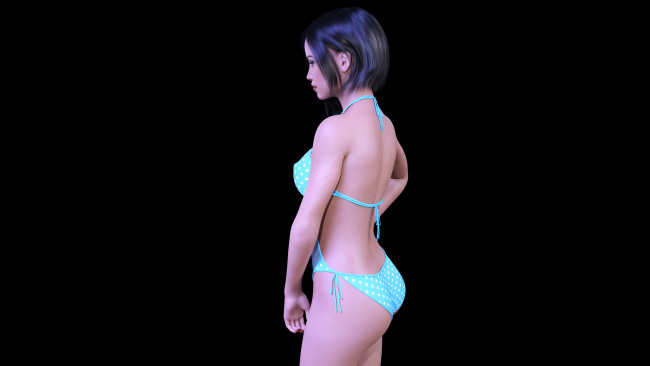 Обои картинки фото 3д графика, люди , people, фон, взгляд, девушка