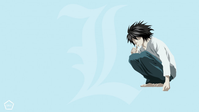 Обои картинки фото аниме, death note, персонаж