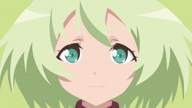 Обои картинки фото аниме, unknown,  другое , девушка, взгляд, фон