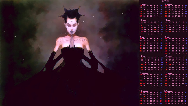 Обои картинки фото календари, фэнтези, женщина
