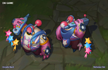 Картинка видео+игры league+of+legends ракурсы пульт звезды bard