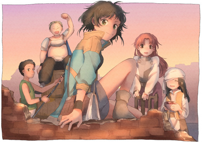 Обои картинки фото fumetsu no anata e, аниме, your, eternity