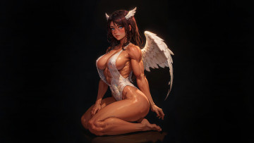 Картинка фэнтези ангелы нейросети графика нейроарт ai art нейронные сети рисунки нейро искусство