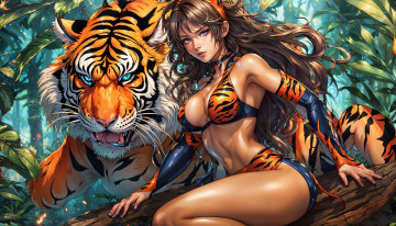 Картинка фэнтези красавицы+и+чудовища девушка