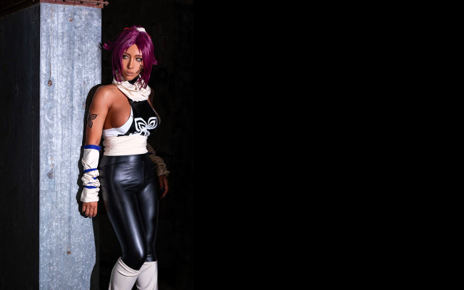 Обои картинки фото девушки, nonsummerjack, образ, косплей, наряд, костюм, топ, штаны