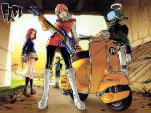 Картинка аниме flcl