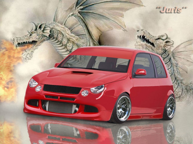 Обои картинки фото lupo, автомобили, volkswagen