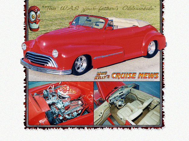 Обои картинки фото oldsmobile, 1947, автомобили