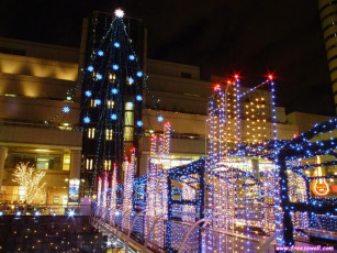 Картинка праздничные новогодние пейзажи