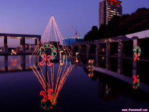 Картинка праздничные новогодние пейзажи