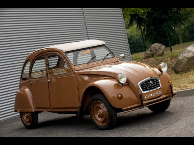 Обои картинки фото 1989, citroen, 2cv, hermes, автомобили
