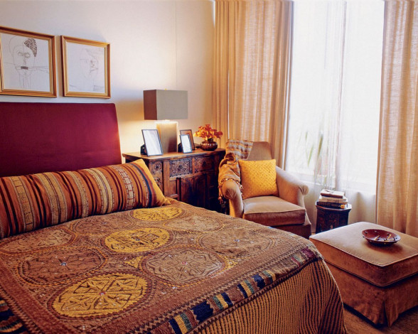 Обои картинки фото интерьер, спальня