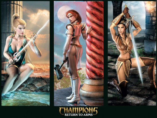 Обои картинки фото видео, игры, champions, return, to, arms