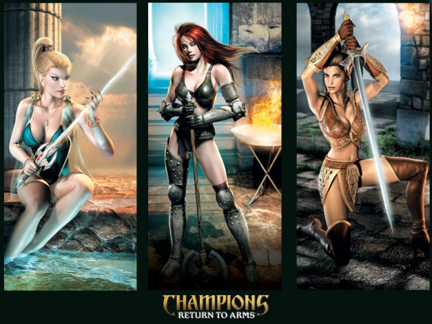 Обои картинки фото видео, игры, champions, return, to, arms