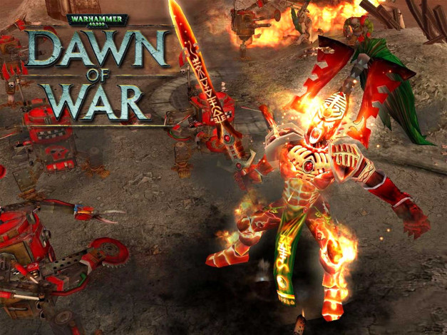 Обои картинки фото warhammer, 40, 000, dawn, of, war, видео, игры